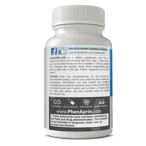 PhenAprin XR Maximum Strength Appetite Suppressant Diet Pills - 2-Pack, Metabolism Boosting SutraHealth Au supplements