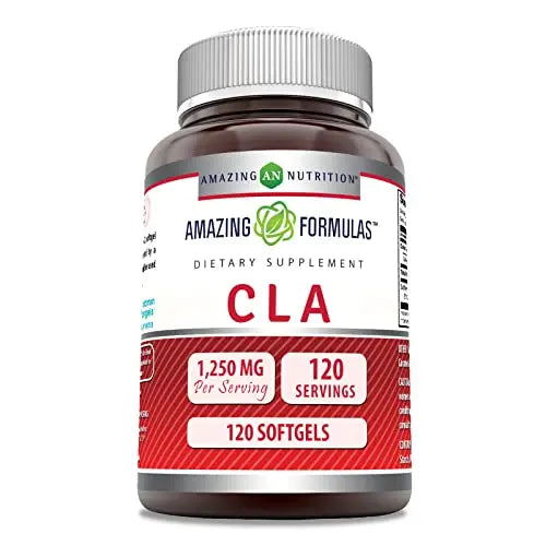 Amazing Formulas CLA | Conjugated Linoleic Acid Supplement | 1250 Mg | 120 Softgels Amazing Nutrition Au supplements