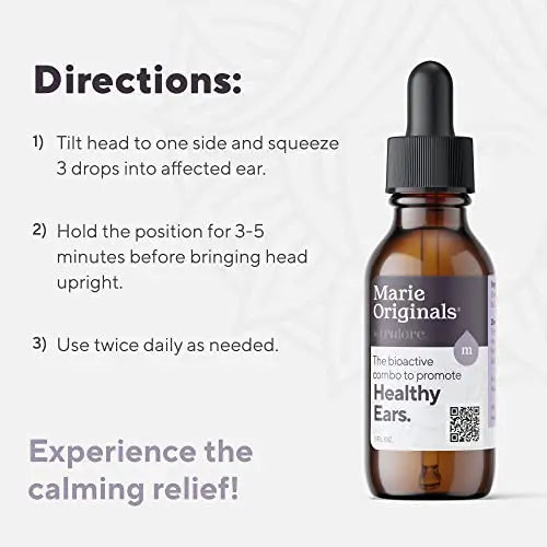 Marie Originals Organic Ear Oil for Ear Infections All Natural Eardrops Marie Originals Au supplements