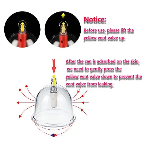 MYMM 12 Cupping Cups Sets Biomagnetic Traditional Professional Chinese Therapy Massage MYMM Au supplements