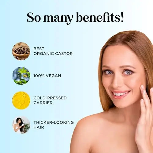 Hexane Free Organic Castor Oil - USDA Organic Castor Oil for Body Detox Hair Growth & Skin Care Maple Holistics Au supplements