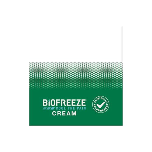Biofreeze Pain Relief Cream for Knee, Neck, Hip, Joint, Shoulder, & Simple Backache, Arthritis Pain Reliever, Sore Muscle Relief, Cooling Menthol Pain Cream, 3 Oz Biofreeze Au supplements