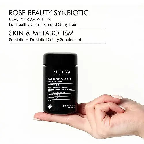 Alteya Organics Beauty Prebiotics + Probiotics and Rose Extracts, Skin Beauty from Within Supplement Alteya Organics Au supplements