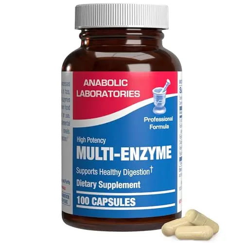 Anabolic Laboratories Multi Enzyme Nutritional Supplements - 100 Capsules of Digestive Anabolic Laboratories Au supplements
