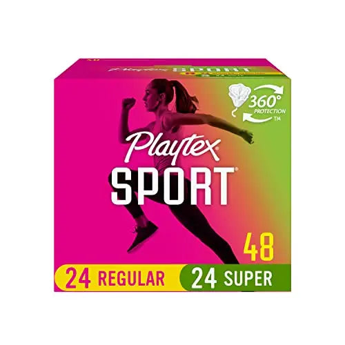 Playtex Sport Tampons, Multipack (24ct Regular/24ct Super Absorbency) PLAYTEX Au supplements