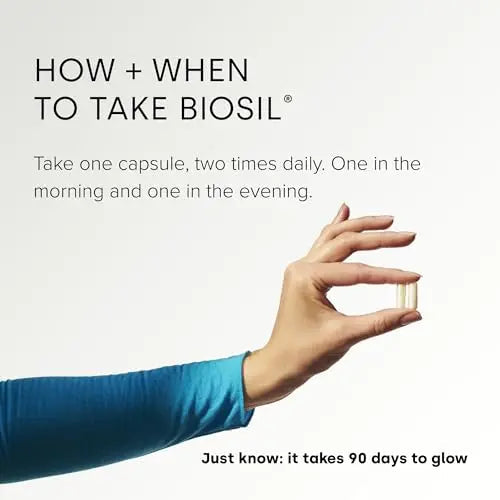 Biosil Collagen Generator - 60 Capsules - with Patented ch-OSA Complex - Generates & Protects BioSil Au supplements