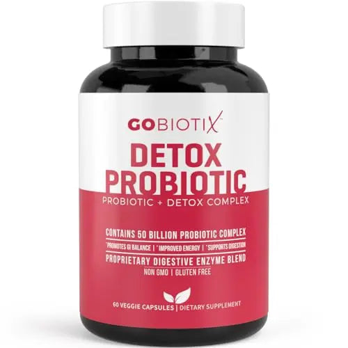 GOBIOTIX Detox Probiotic Supplement with Digestive Enzymes, Milk Thistle, Turmeric GOBIOTIX Au supplements