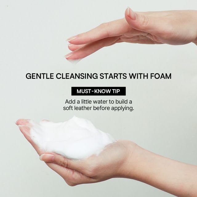 ROUND LAB 1025 Dokdo Cleanser 5.07 Fl Oz, Low pH Facial Cleanser for Sensitive Skin, Rich Soft Bubbles for Deep Cleansing and Makeup Removal