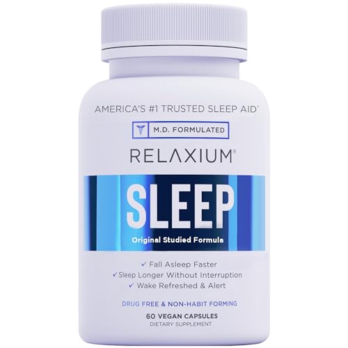 Relaxium Sleep Aid, 30-Day Supply, Dietary Supplement, Better Sleep, Magnesium Relaxium Au supplements