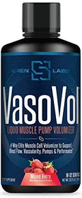 Siren Labs Vaso-VOL Liquid Muscle Pump Volumizer with Agmatine Sulfate - Pre Workout SIRENLABS Au supplements