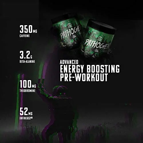 Outbreak Nutrition Pathogen Pre Workout with Beta-Alanine, Energy Boosting Muscle Outbreak Nutrition Au supplements