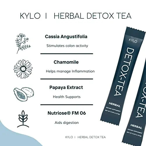 KYLO Instant Herbal Detox Tea - Support for Weight Management (30 Single-Serve Sticks) KYLO Au supplements