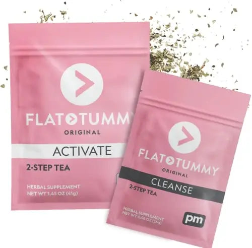 Flat Tummy Tea 2-Step Detox Tea – 2 Week Program – to Boost Energy, Speed Metabolism Flat Tummy Tea Au supplements