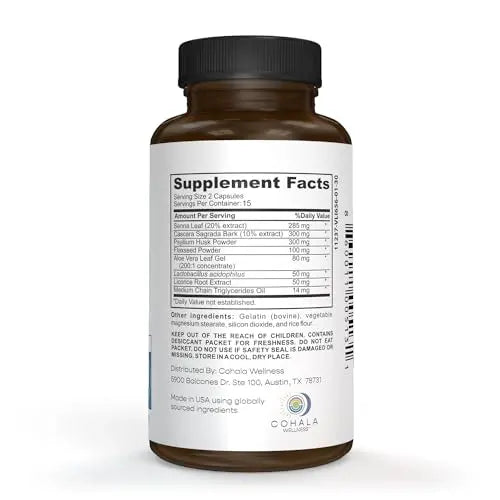 COHALA WELLNESS The Cleanse - 15 Day Prebiotics Colon Cleanser & Detox Fiber Supplement COHALA WELLNESS Au supplements