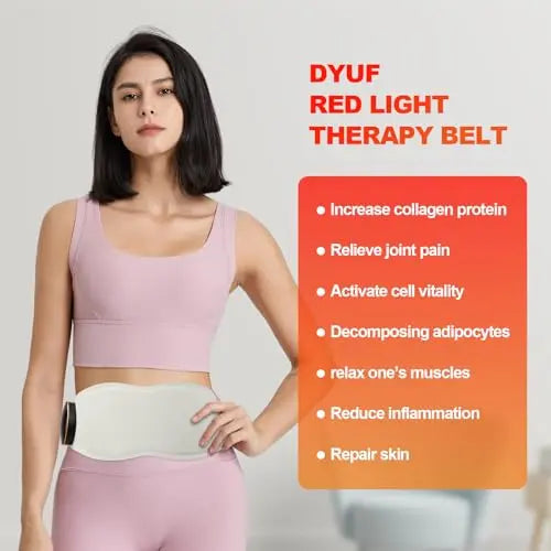 Red Light Therapy Belt Vibrating for Muscle Recovery and Pain Relief DYUF Au supplements
