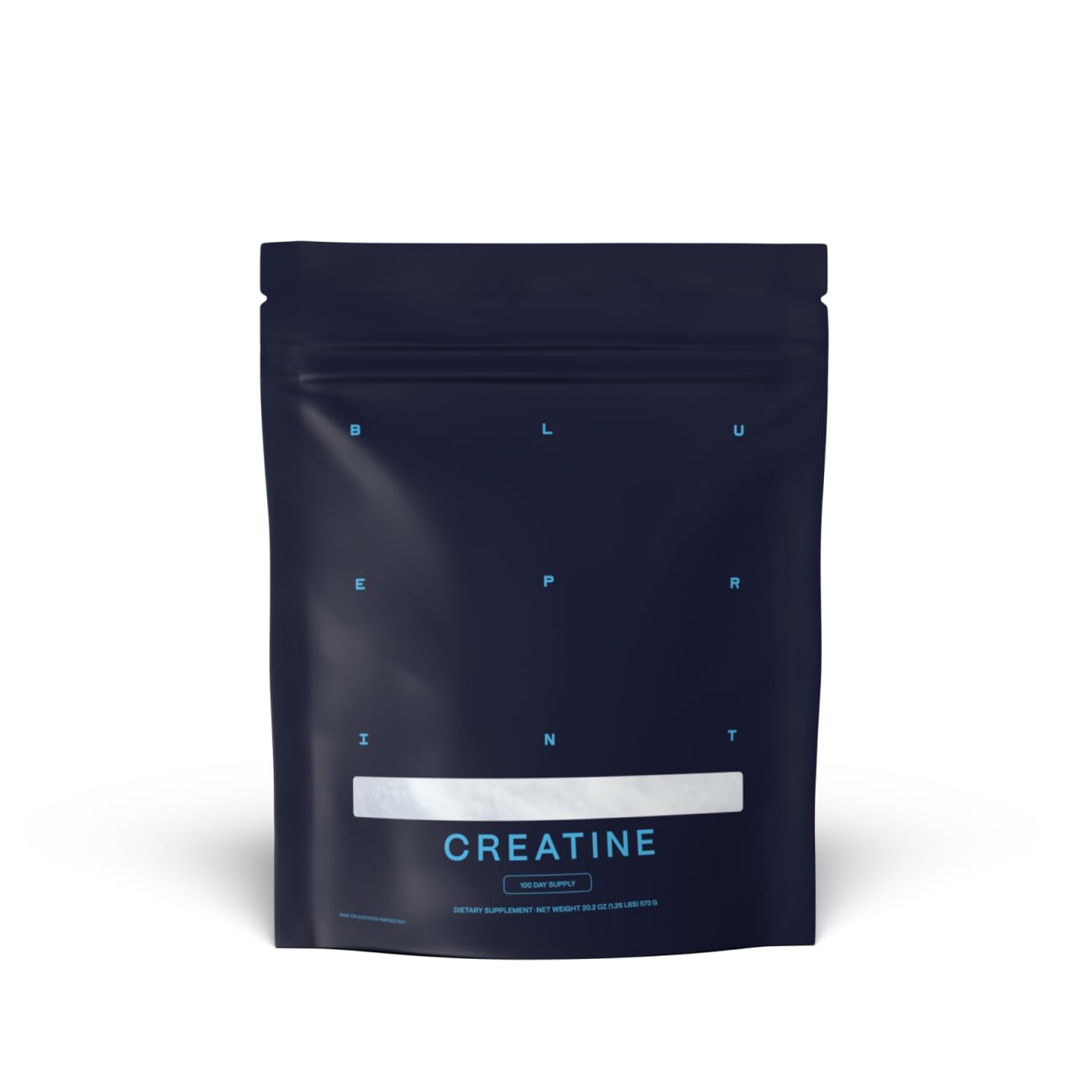 Blueprint Bryan Johnson Creatine Monohydrate Powder – Amino Acid Powder - Supplement Supports Muscle Growth, Recovery, Strength & Focus – Unflavored Creatine for Women & Men – 5g Dose – 100 Servings