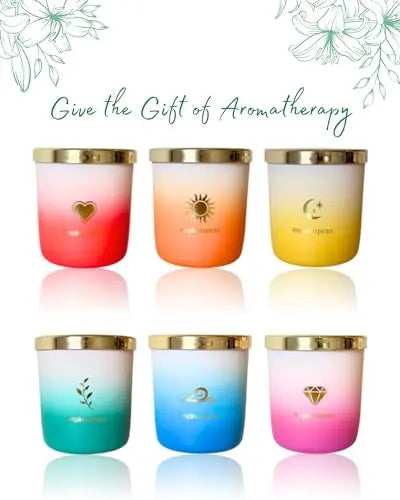 Inspired Picks Refreshing Green Candle – Wood Sage & Sea Salt w/Gold Stemmed Leaves Symbol Inspired Picks Au supplements