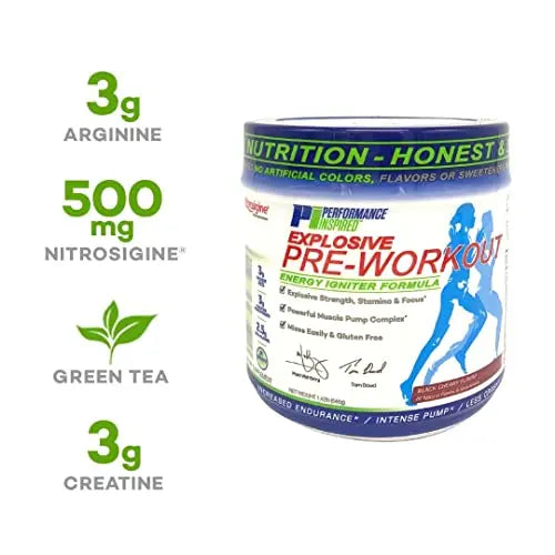 PERFORMANCE INSPIRED Nutrition Pre-Workout Powder - Contains Citrulline - Nitrosigine PERFORMANCE INSPIRED Au supplements