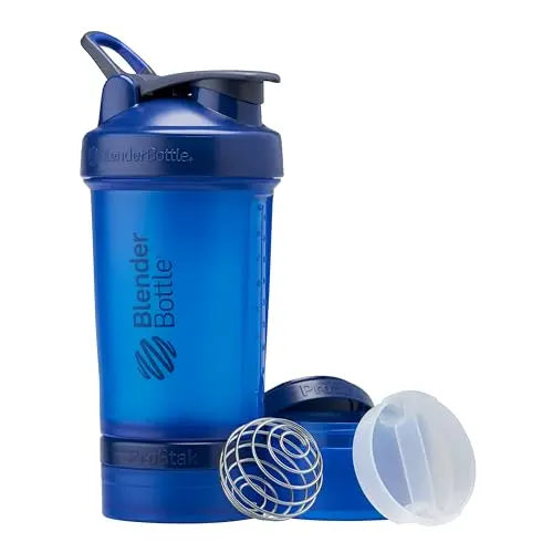 BlenderBottle Shaker Bottle with Pill Organizer and Storage for Protein Powder, Classic V2 ProStak System Blender Bottle Au supplements