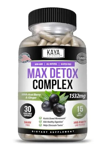 Kaya Naturals - Max Detox - 100% Natural, Healthy, Safe & New, Pure Herbal Ingredients Kaya Naturals Au supplements