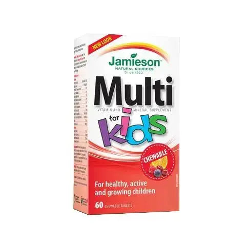 Jamieson Multivitamin for Kids, 60 chewable tabs Jamieson Laboratories Au supplements