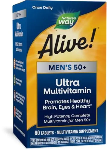 Nature's Way Alive! Men’s 50+ Daily Ultra Potency Complete Multivitamin Nature's Way Au supplements