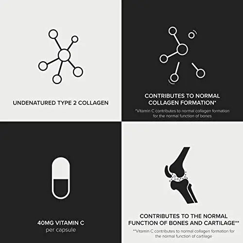 Bulk UC II Collagen Capsules, 40 mg, Pack of 60, Packaging May Vary Bulk Au supplements