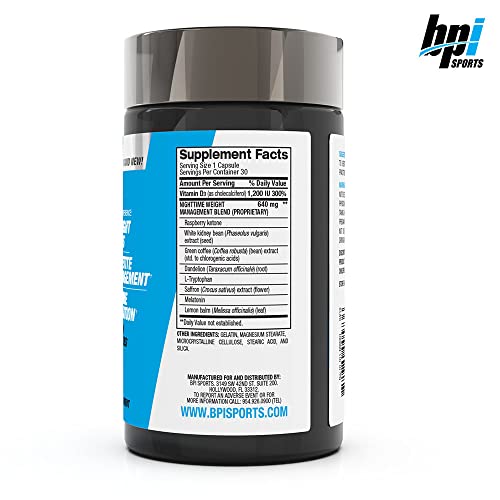 BPI Sports Nite burn – Nighttime Fat Burner & Sleep Support – Keto-Friendly – Weight Loss BPI Sports Au supplements