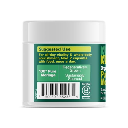 KULI KULI Organic Pure Moringa Capsules, 60 CT