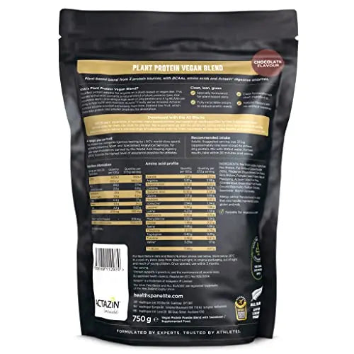 Healthspan Elite All Blacks Plant Protein Vegan Blend (750g) | 23g Protein Per Serving Healthspan Elite Au supplements