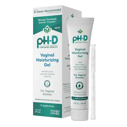 Boric Acid Moisturizing Vaginal Gel with Hyaluronic Acid, Vitamin E for Vaginal Dryness by pH-D pH-D Feminine Health Support Au supplements