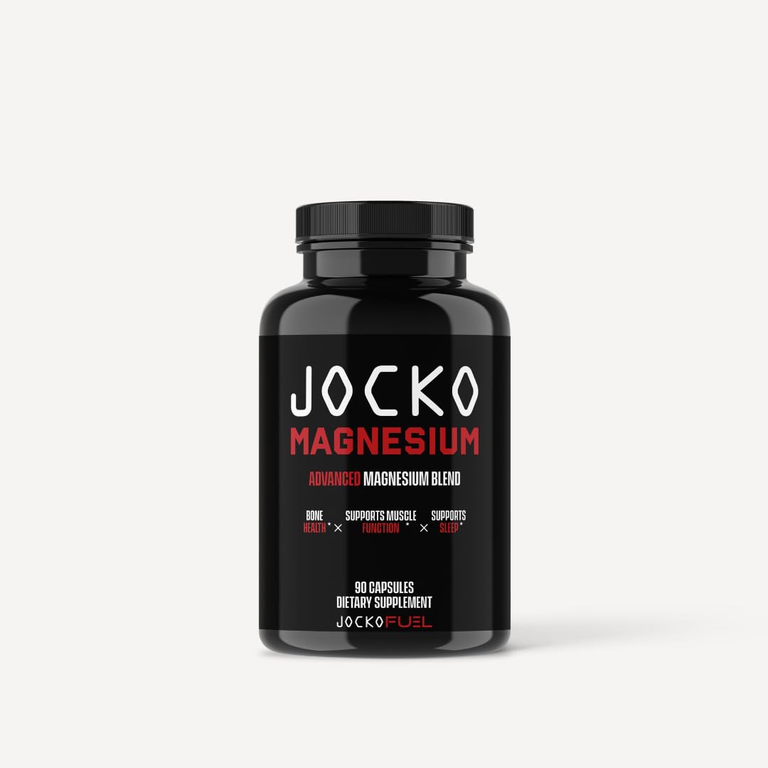 Jocko Fuel Magnesium Complex Supplement - Magnesium Glycinate, Citrate, & Taurate Capsules Dietary Supplement for Muscle Recovery & Relaxation, Heart, Nerve, Bone Support, & Sleep 30-Day Supply Jocko Fuel Au supplements