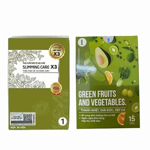 Slimming Care Newest Version X3 Type 1 Diet for Everyone (30pills/Box) + Free Vegetable Heath Secret Au supplements