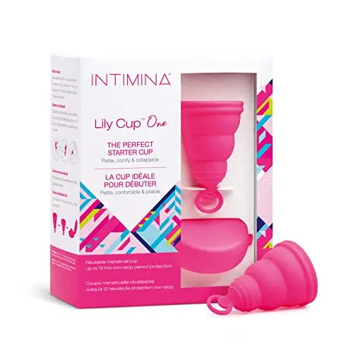 Intimina Lily Cup One - Collapsible Disposable Menstrual Cups for Beginners, Small Menstrual Cup INTIMINA Au supplements
