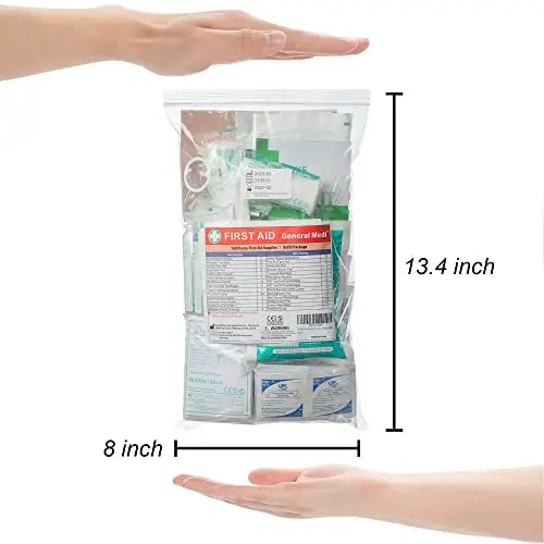 General Medi 160 Piece First Aid Kit Bag Refill Kit - Includes Eyewash, Instant Cold Pack General Medi Au supplements