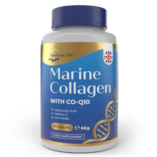 Reverse Life Marine Collagen Capsules 1200mg – with Hyaluronic Acid & Vitamin C + Q10 Reverse Life Au supplements