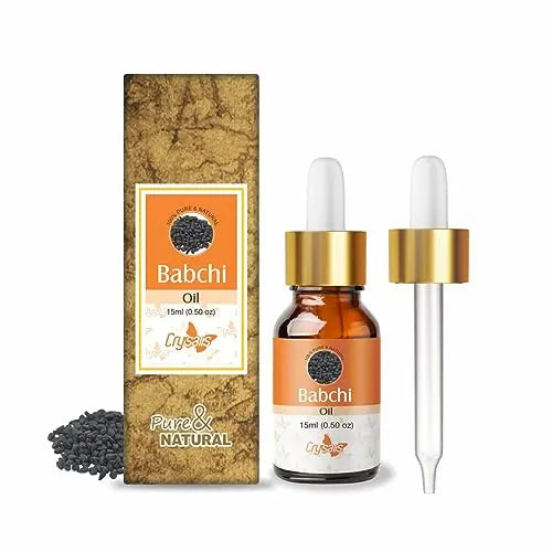 Crysalis Babchi Oil | Pure & Natural Undiluted Cold Pressed Carrier Oil - 15ml/0.50 fl oz Crysalis Au supplements