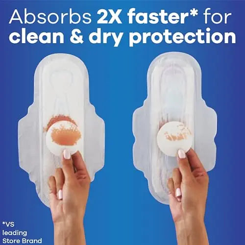 Always Ultra Thin, Feminine Pads For Women, Size 1 Regular Absorbency, With Wings, Unscented, 46 Count Always Au supplements