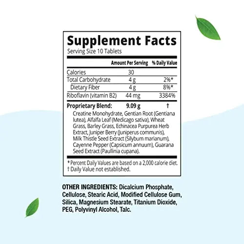 Herbal Clean - QTabs Same-Day Detox, Portable and Discreet, 10 Tablets Herbal Clean Au supplements