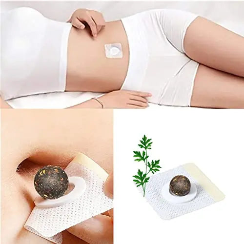 Wormwood Belly Patch,30Pcs Mugwort Abdomen Navel Patch and 30Pcs Moxibustion Patch BEANGG Au supplements