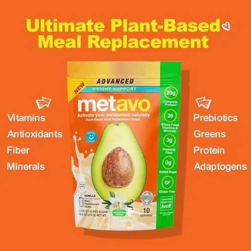 Metavo Advanced Weight Support Meal Replacement Vanilla Metavo Au supplements