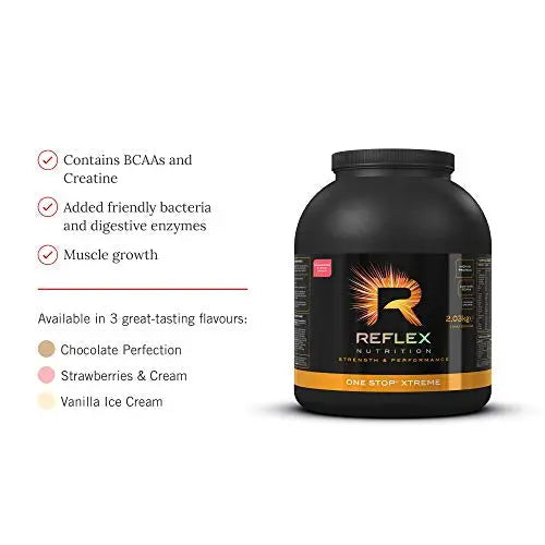 Reflex Nutrition One Stop Xtreme |Serious Mass Protein Powder | 55g Protein Reflex Nutrition Au supplements