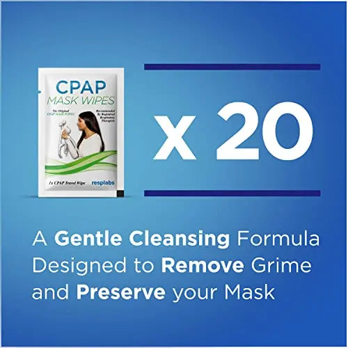 resplabs CPAP Mask Cleaning Wipes - Unscented, Alcohol-Free Cleaner RespLabs Medical Inc. Au supplements