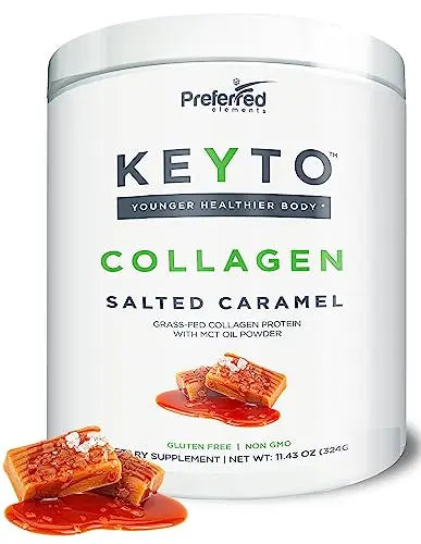 Keto Collagen Protein Powder with MCT Oil – Keto and Paleo Friendly Pure Grass Fed Preferred Elements Au supplements