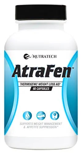 Atrafen Nutratech Powerful Fat Burner and Appetite Suppressant Diet Pill System Atrafen Au supplements