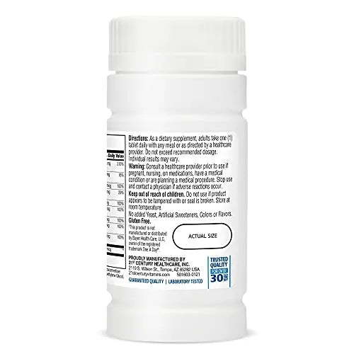 21st Century One Daily Men's Health Tablets, 100 Count 21st Century Au supplements
