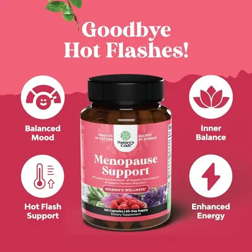 Complete Herbal Menopause Supplement for Women - Multibenefit Menopause Relief Hormone Natures Craft Au supplements
