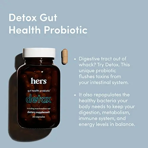 Hers Detox Supplement - Women's Probiotic Supplement for Detoxing - Helps Support HIMS & HERS Au supplements