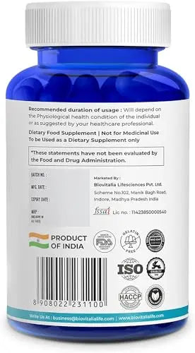 Biovitalia Plant Based Collagen Builder Capsule with Biotin & Vitamin C | Dietary Supplement for Men & Women BIOVITALIA ORGANICS Au supplements