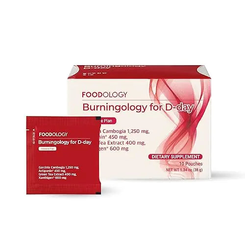 FOODOLOGY Burningology D-Day (Pack of 1, 10 Days) - Jiaogulan, Wakame Complex, Green Tea Extract FOODOLOGY Au supplements